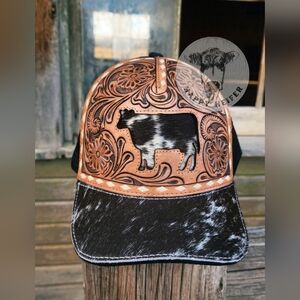 Western Style Brown and Black Women's Hat